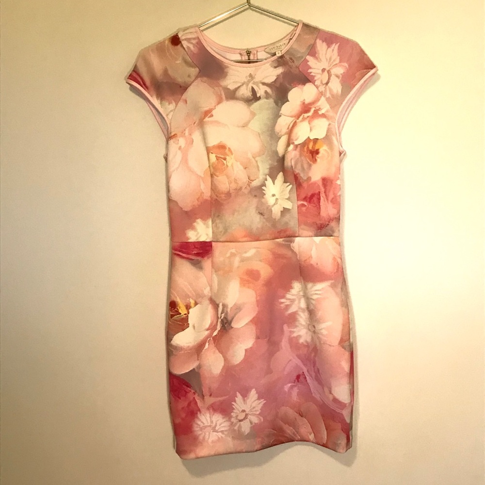 Ted Baker | Floral Lt Pink Mini Dress